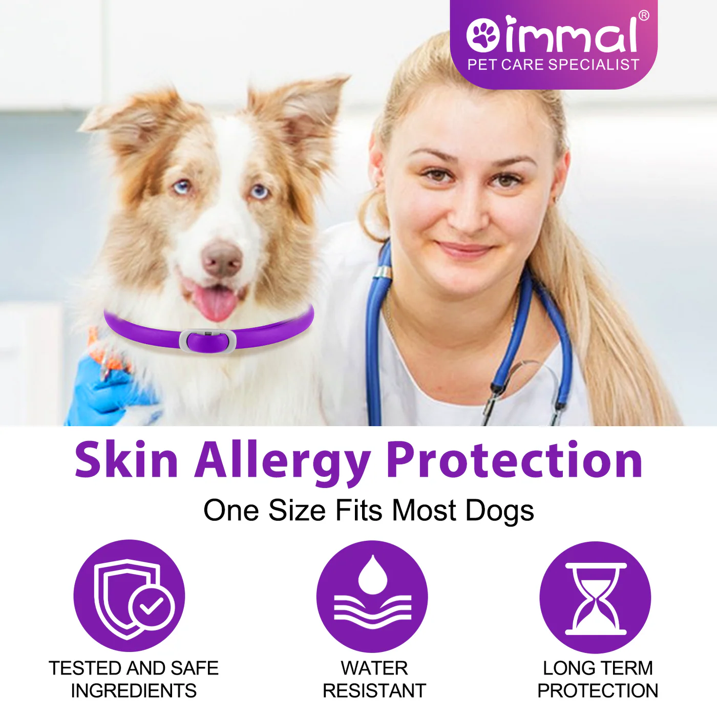 قلاده ضد کک و کنه سگ Oimmal